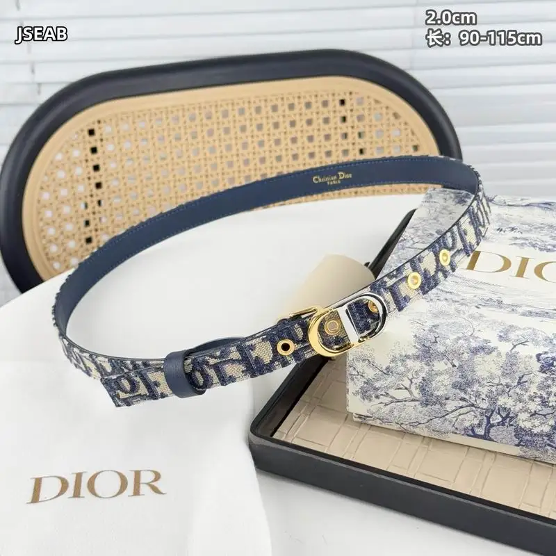 Dior belt 20mmX90-115cm 8L24